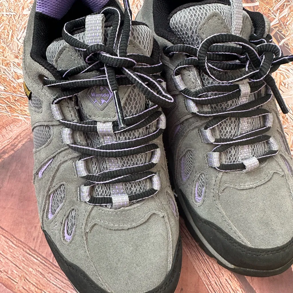Wantdo Women's Hiking Shoes Wateproof Non Slip Outdoor Walking shoes Purple Size 7.5 - Image 7