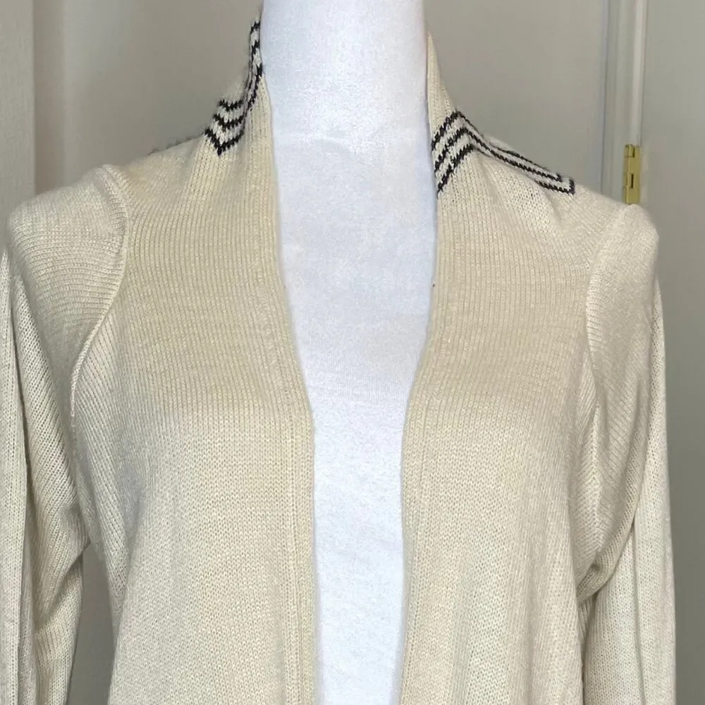 California Gypsy Womens Southwestern Aztec Sweater Size Large Heritage Black - Image 2