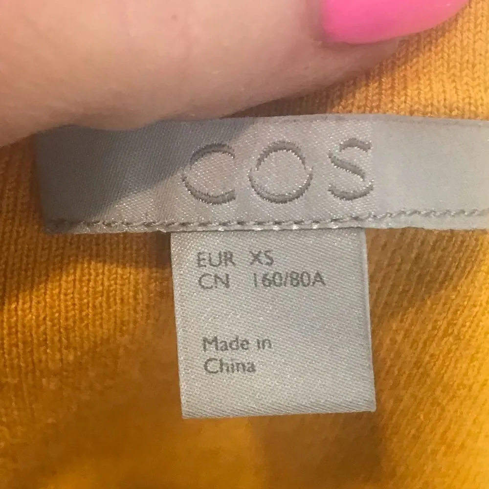 Cos Woman’s size XS yellow blouse - Image 14