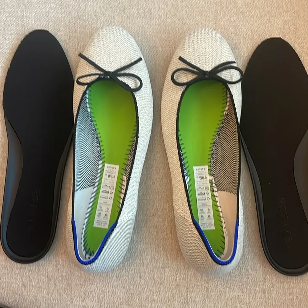 Rothy’s The Ballet Flat- Diamond Metallic - Image 6