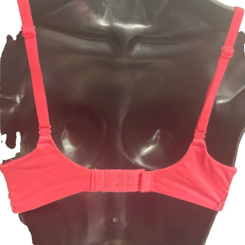 VICTORIA’S SECRET Lace bra pink/orange,34C,Demi-Bust‎ - Image 2
