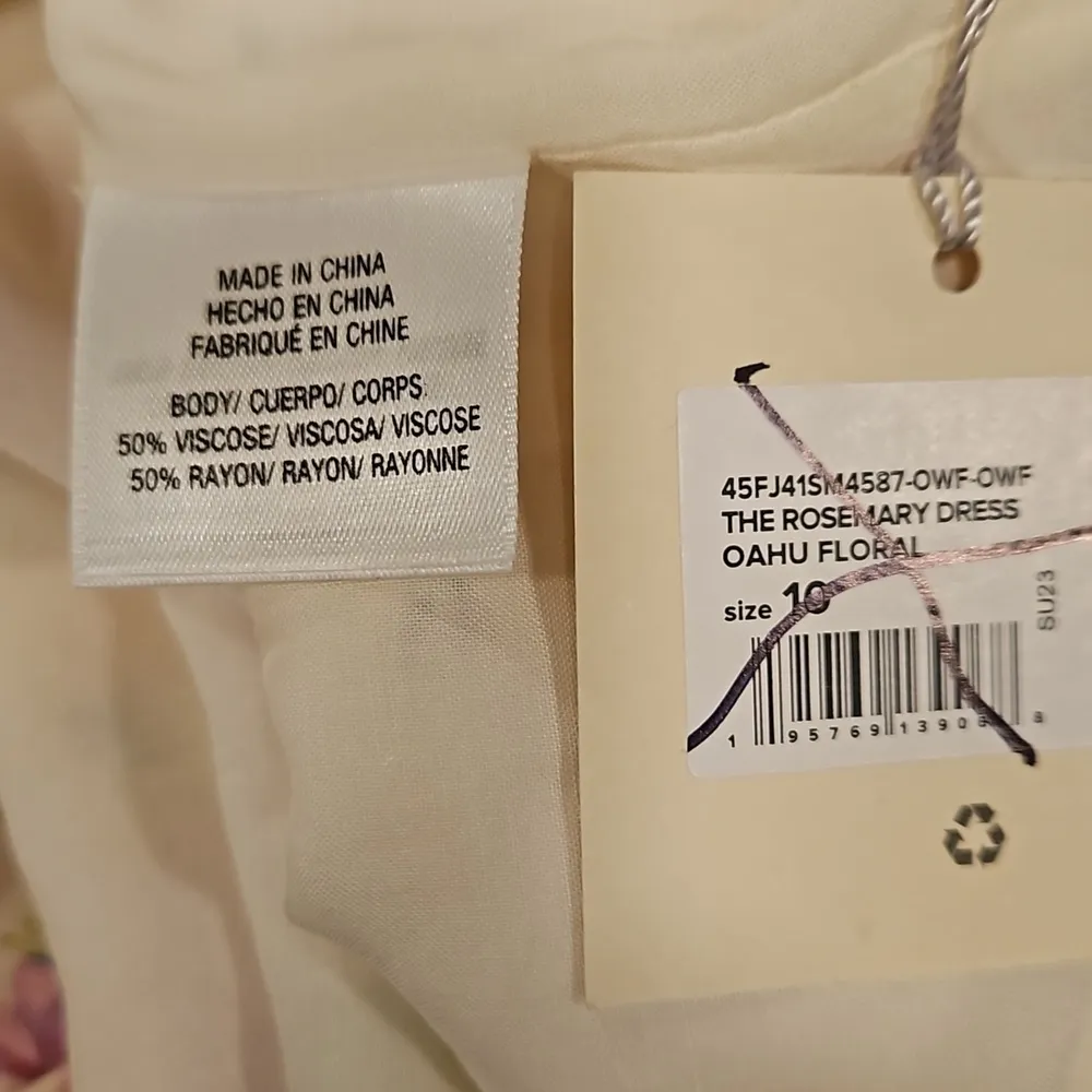 💕FAVORITE DAUGHTER💕 The Rosemary Slip Dress ~ Oahu Floral Print 10 NWT Purple - Image 13