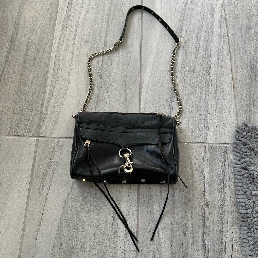 Rebecca Minkoff M.A.C. black leather bag - Image 2