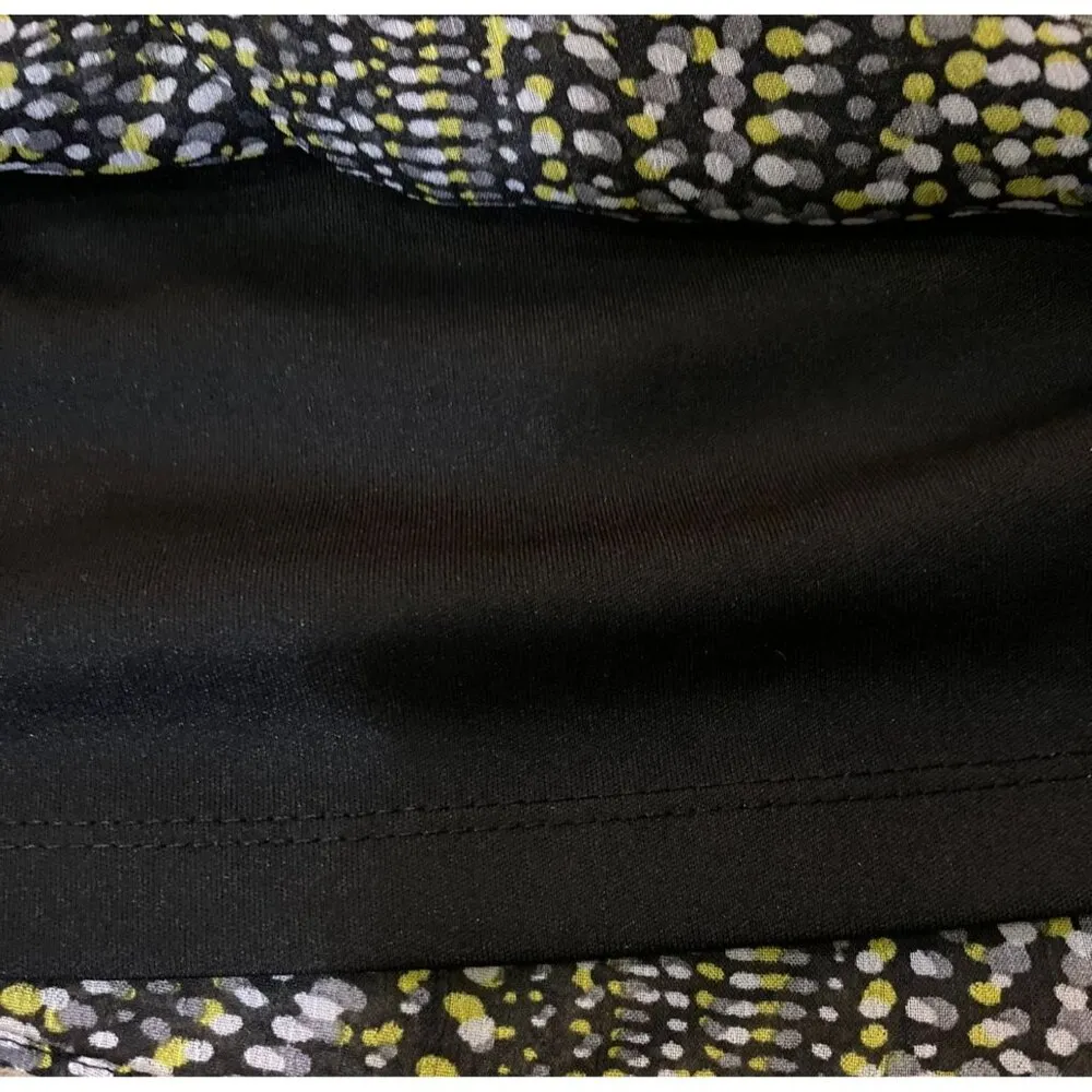 CJ Banks Blouse Womens 3X Used Black Lime - Image 6