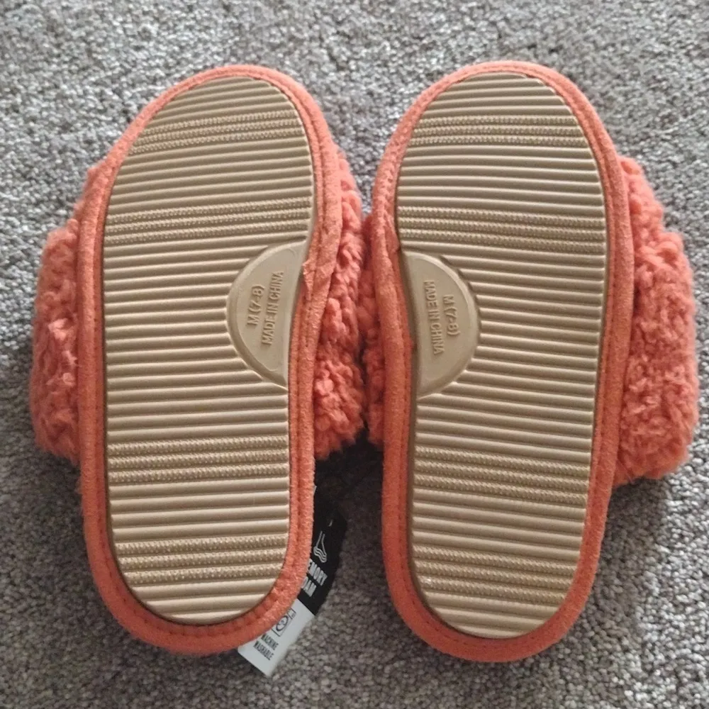 Memory Foam Slipper Slides SIZE M Orange - Image 5