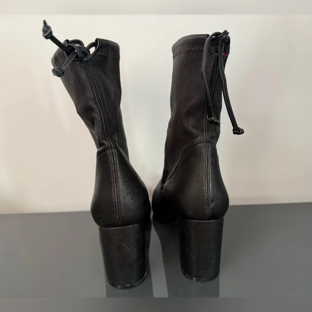 Anine Bing Chloe Boot Black Ankle Boots Size 40 - Image 5