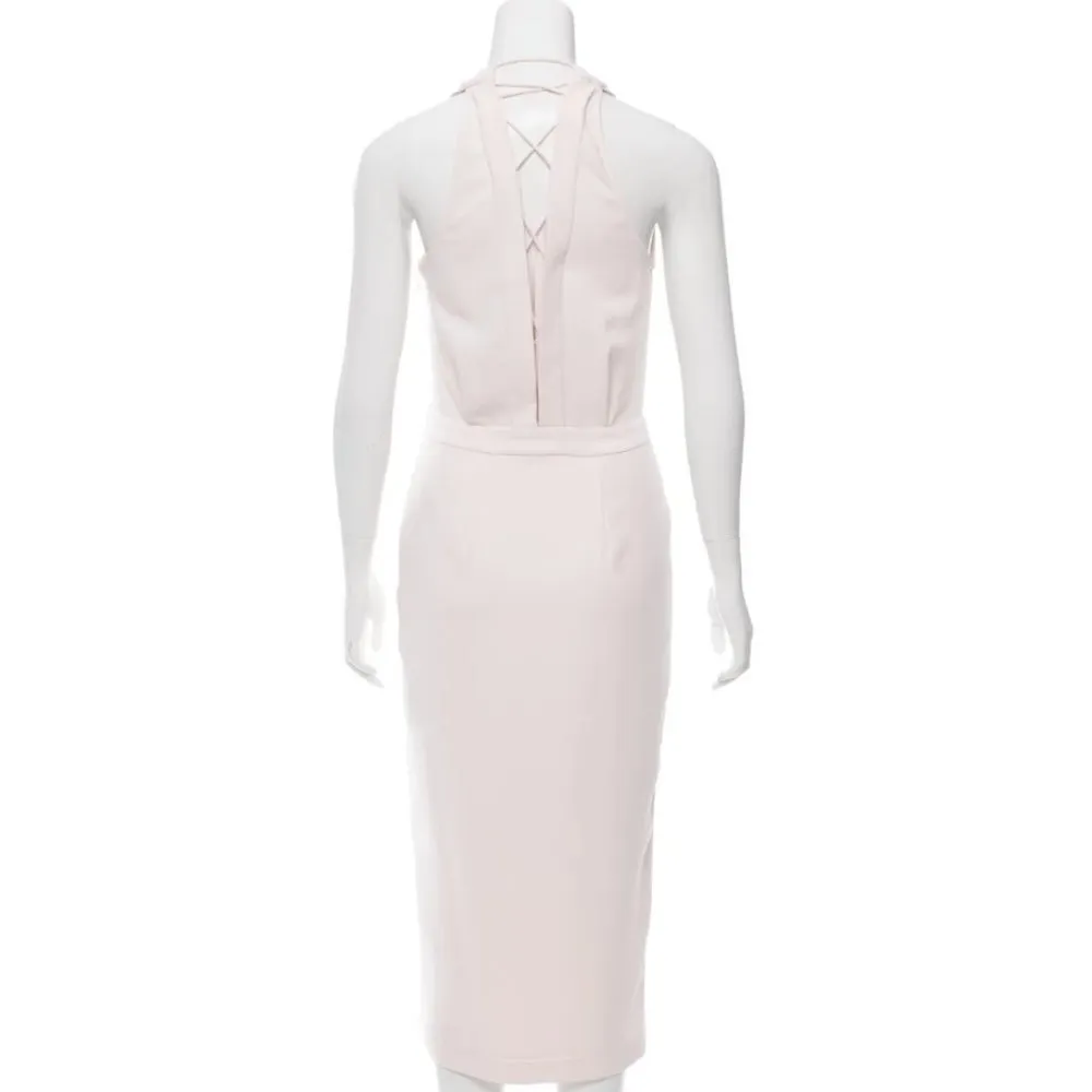 Dion Lee Pale Pink Crepe Lace - Image 2