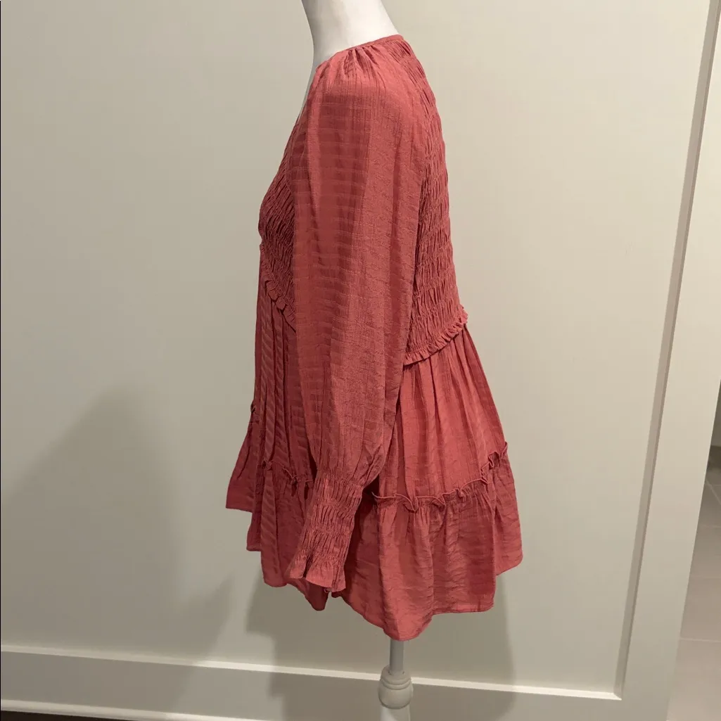 New With Tags C’Isa Lizard Thicket Tunic Top Sz M Pink Size M - Image 3