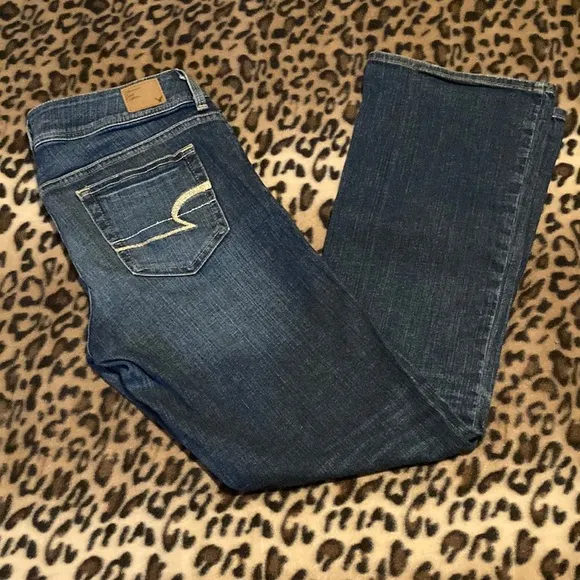 AMERICAN EAGLE Jeans Women’s Size 6 Short AE Slim Boot Cut Jeans - Image 2