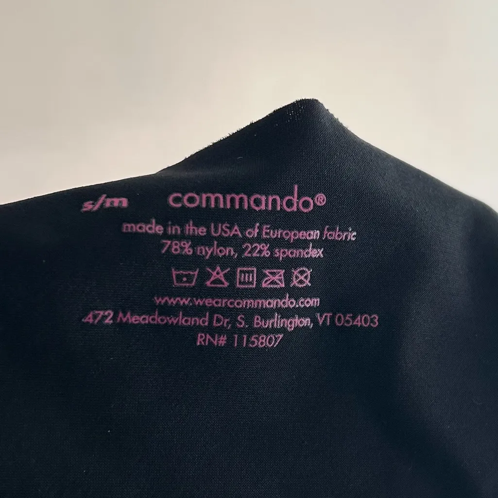 Commando Classic Mini Cami Slip s/m Black - Image 5