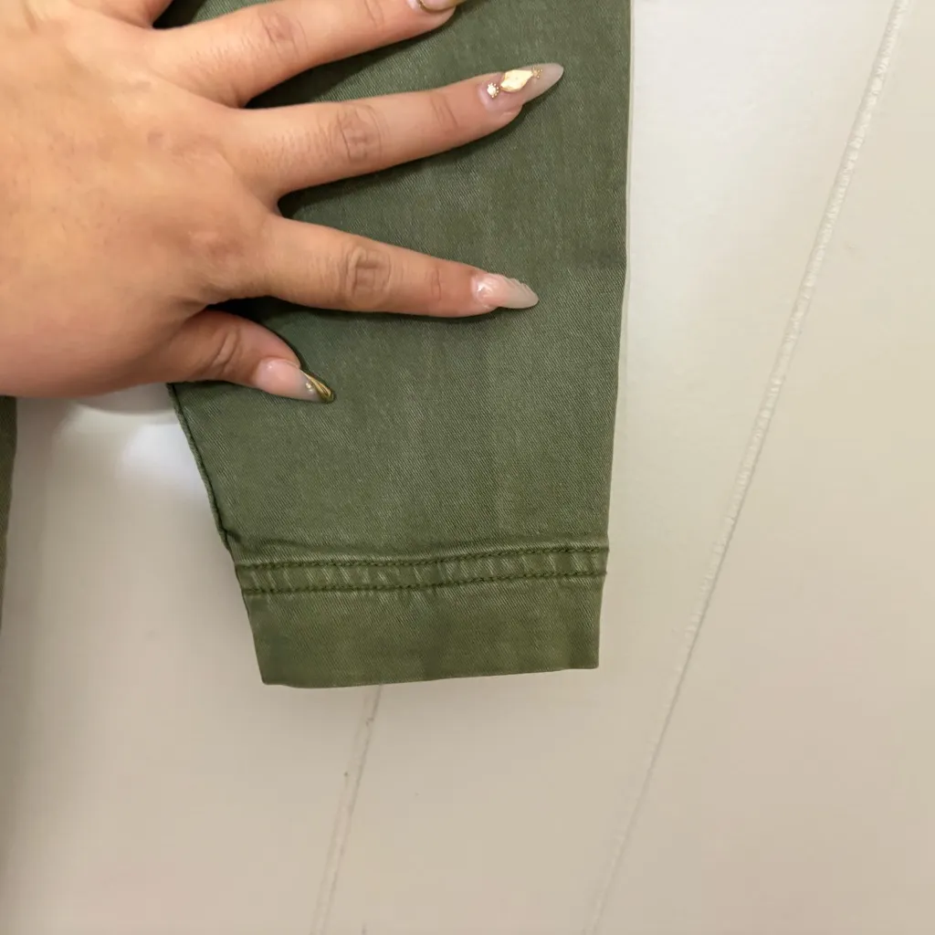 Alex Mill Expedition Twill Jumpsuit Army Olive Green Size S Utility Boiler Suit - Image 7