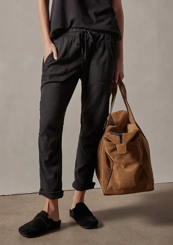 NWT James Perse Soft Drape Utility Pant Black Small James (1) Casual Resortwear - Image 1