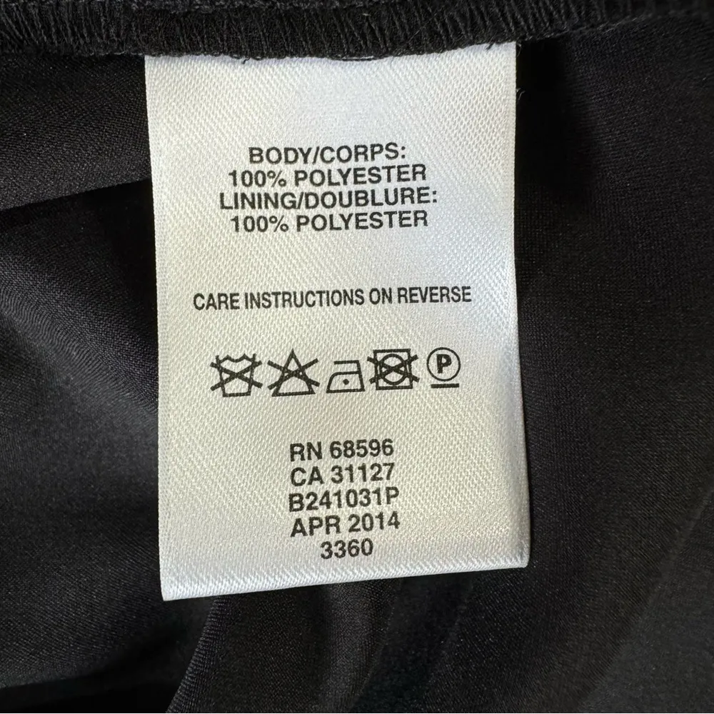 Donna Karan C Black Long Sheer Panel Maxi Skirt Size 0 NEW - Image 10