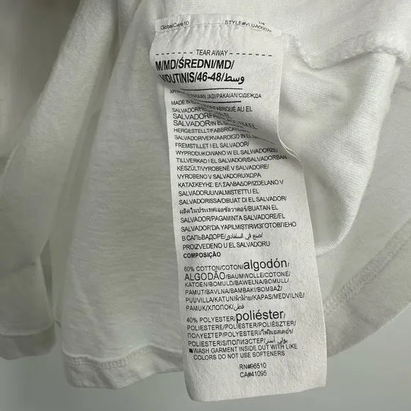 Under Armour size medium loose fit white tank top wrk‎ out balloon letter print - Image 2