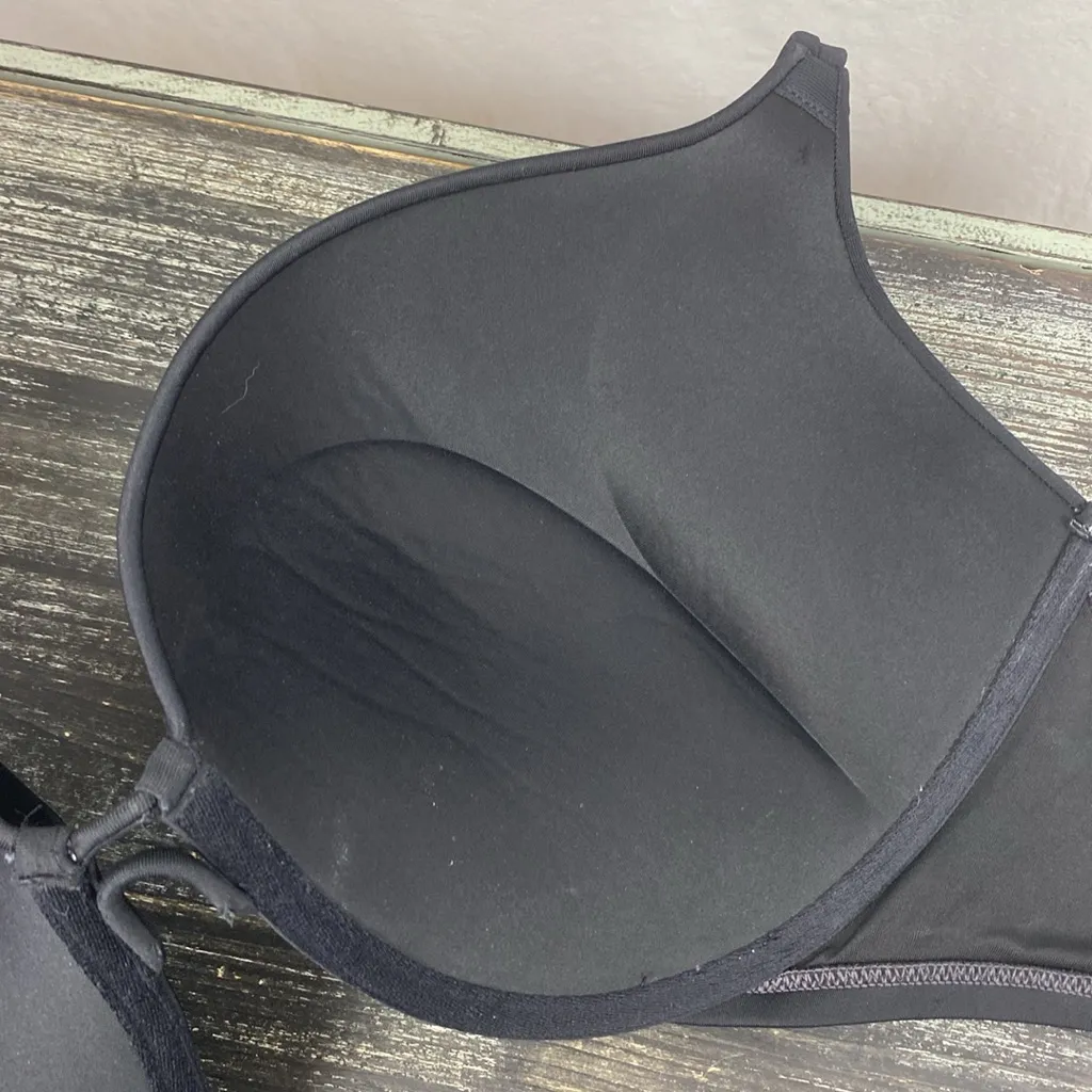 Victoria’s Secret Black Padded Contour Bikini Swim Bathing Suit Top 38DD - Image 3