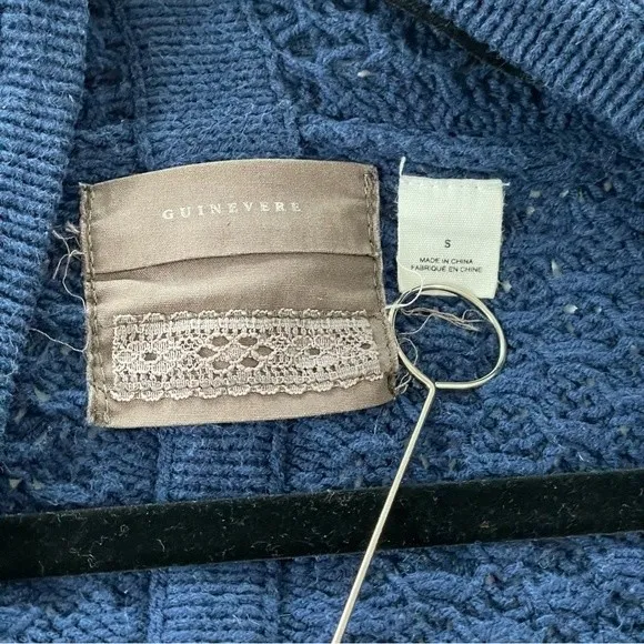 Guinevere Anthropologie Open Front Cardigan with High Side Slits Size‎ Small - Image 3