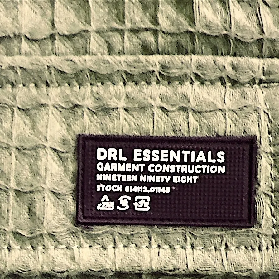 DRL Essentials Waffle Knit Button Down Shirt Jacket Deep Green Size Medium - Image 4