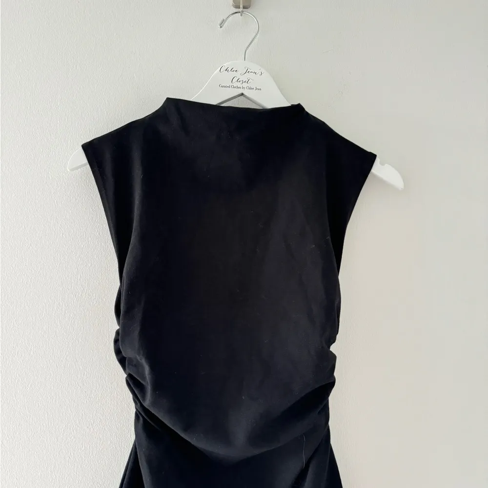 REFORMATION Alden Black Knit Mini Dress S - Image 10