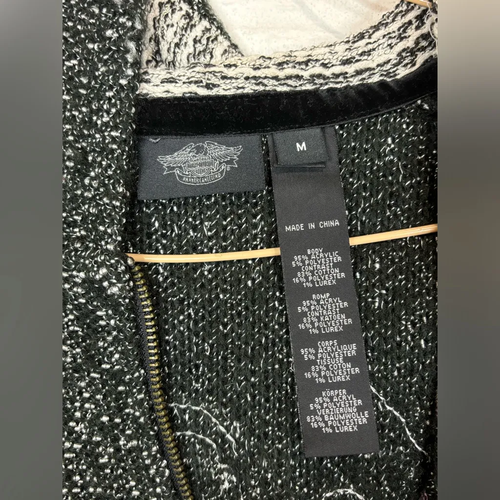 Harley Davidson Sportswear Woman’s Hooded Zip - Image 5