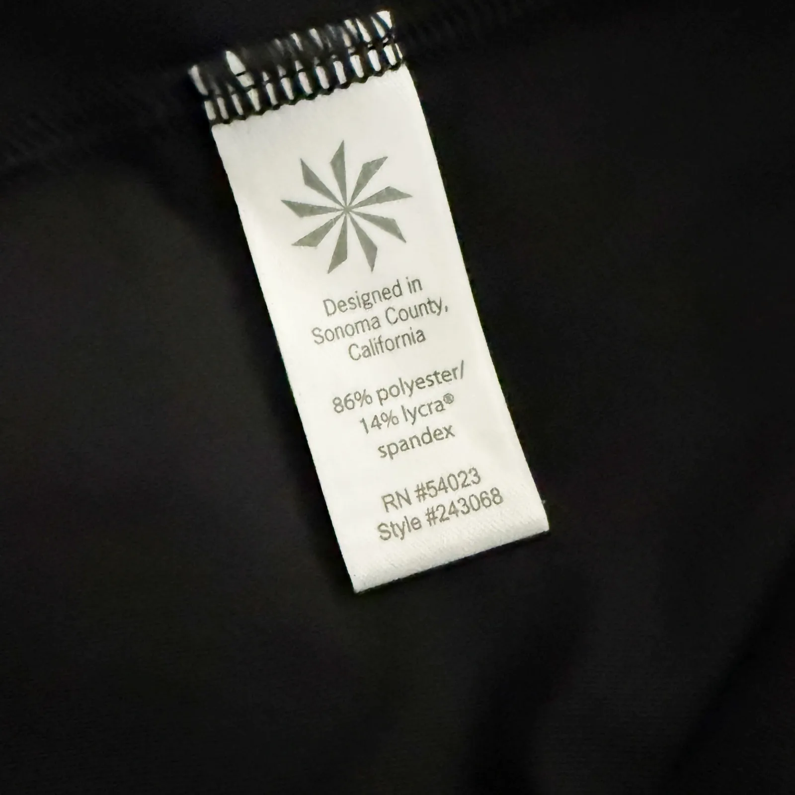 ATHLETA | Rally Up Crew Layered Open Back Top Racerback Sleeve Black | Small - Image 8