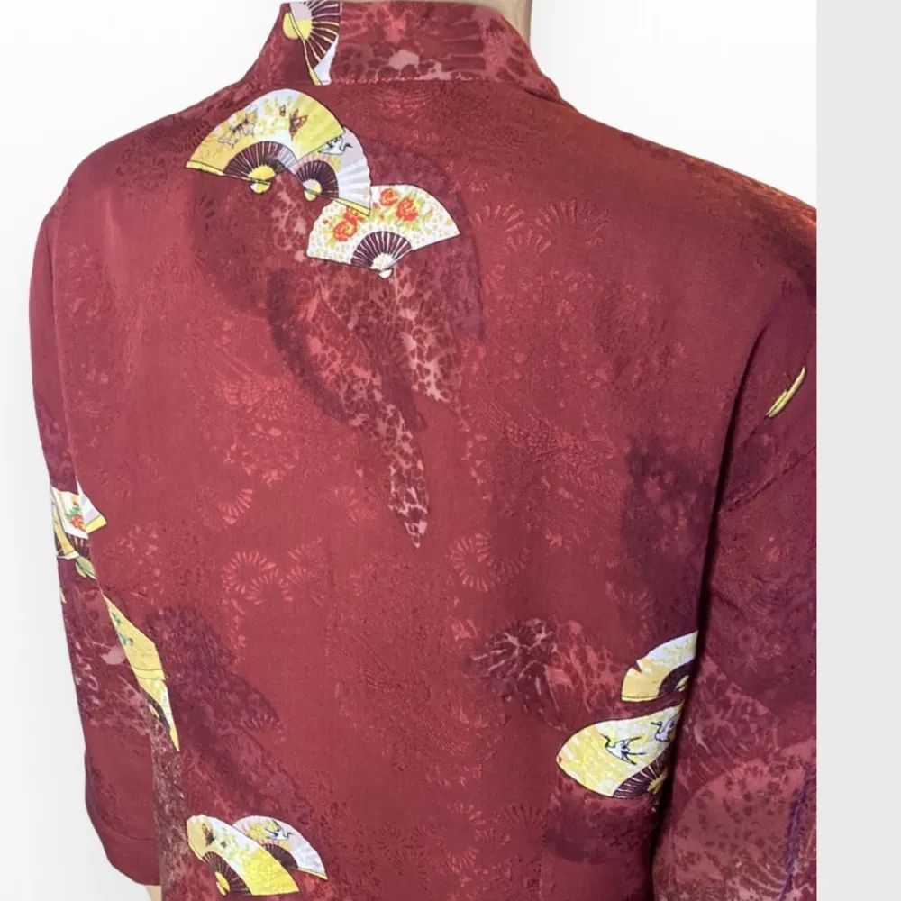 Citron Santa Monica 100% Silk Blouses Petit M Size undefined - Image 5