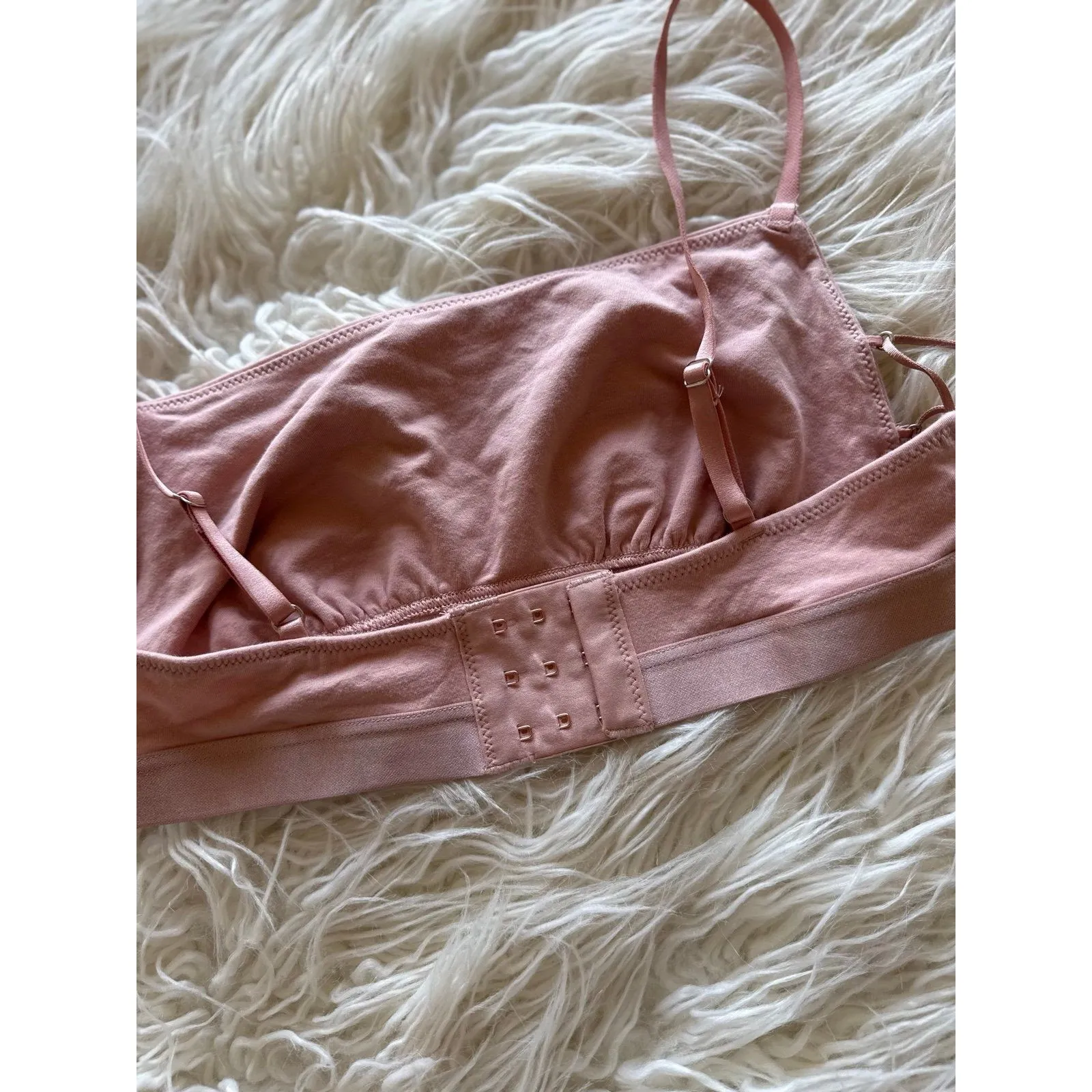 Aerie Real Good Strappy Side Lace Up Bralette Pink
Size Medium - Image 5
