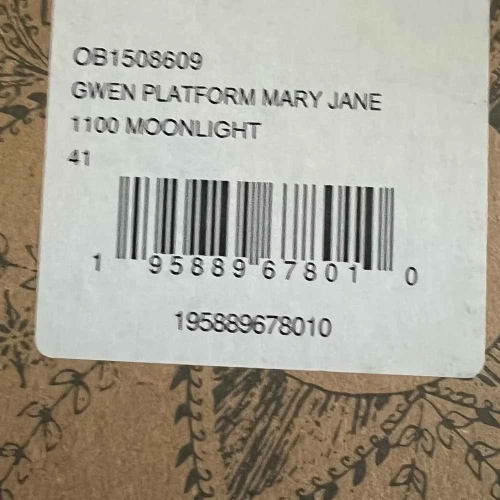 Free People Gwen Platform Mary Jane Shoes, Block Heel Moonlight Size 41, NWT - Image 14