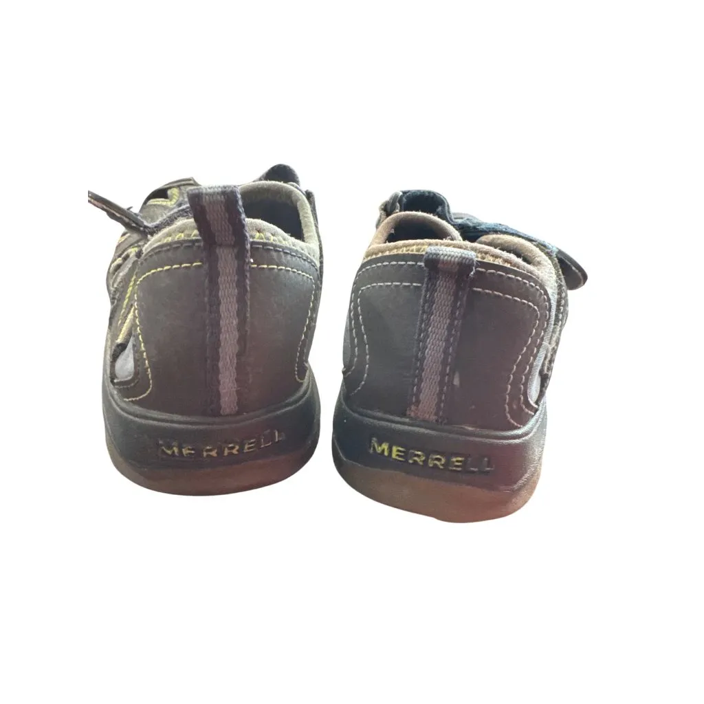 Merrell Womens Hydro leather blue gray Hiking Water Sandals Size 4M SKU 8810 - Image 5