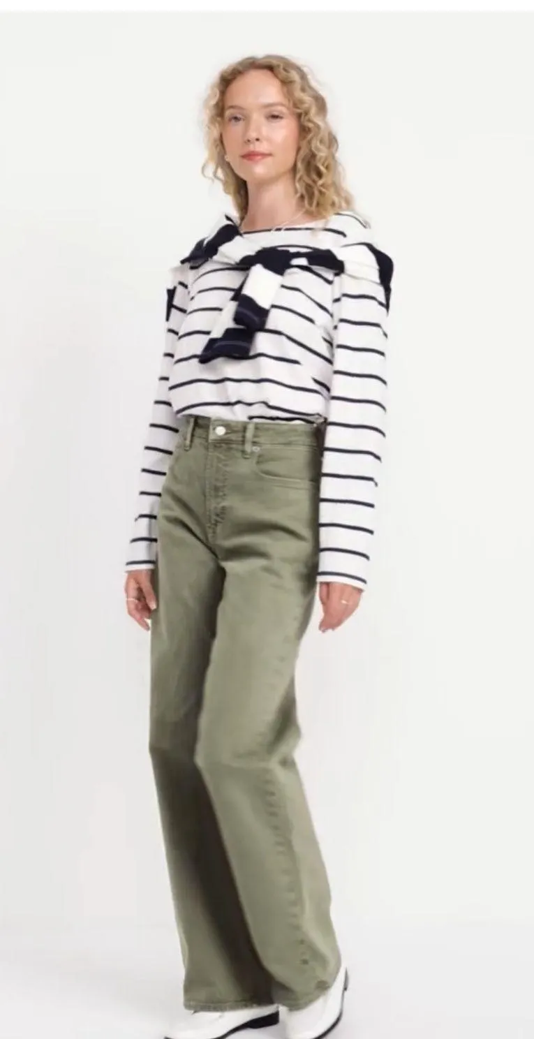 Olive Curve High Waisted Jeans - Image 4