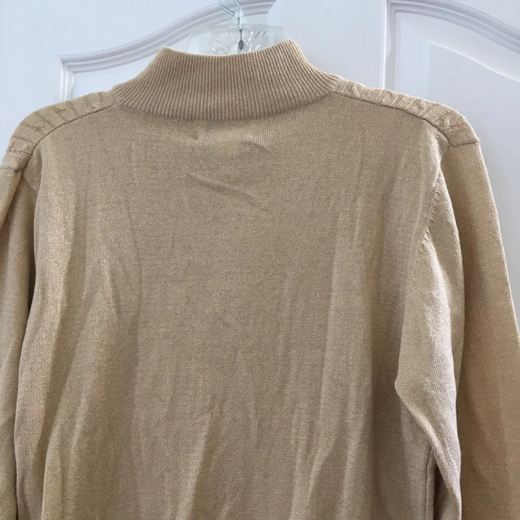 FINAL MARKDOWN Shimmery Drapers and Damon’s knit top petite med Size undefined - Image 4