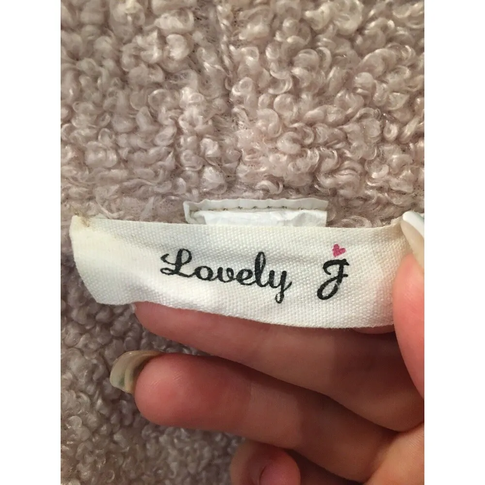 Lovely J Cardigan Womens Size Medium Multicolor Aztec Sleeveless Drape Sweater Brown - Image 4