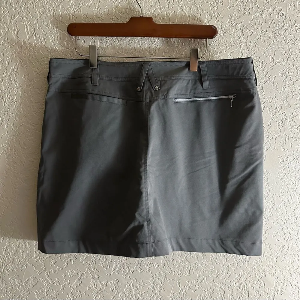 GGBlue Luxe Sport Skorts in Grey 12 Pleated Skirt‎ Golf Pickleball Gray - Image 9