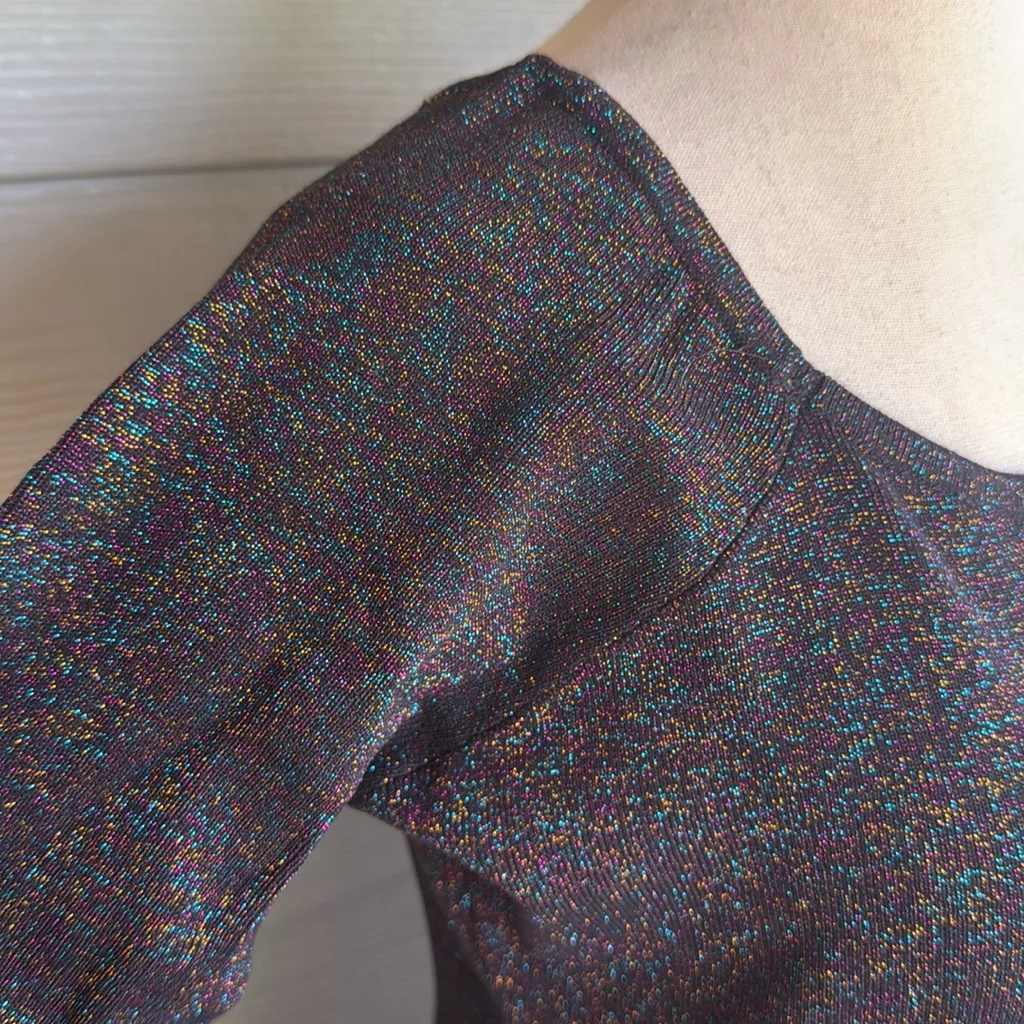 Tuckernuck | Hyacinth House Sparkly Metallic Knit Selena Dress - Image 3