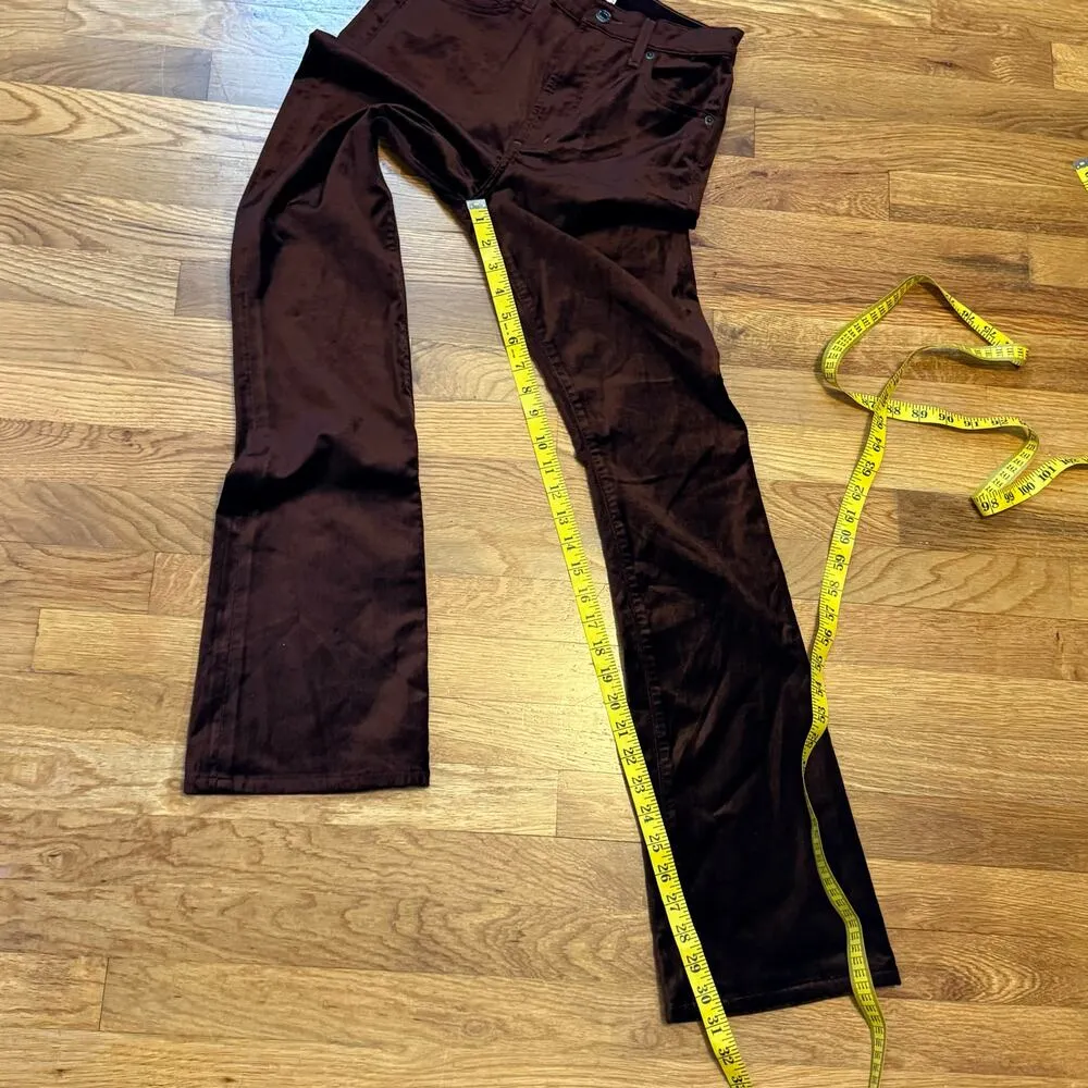 Women’s 24 Brown Nico Velvet Bootcut Trousers Chocolate Milk Pants - Image 3