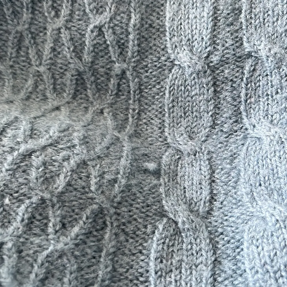 VTG Towncraft Plus 100% Worsted Wool Chunk Cable Knit Sweater - Image 9