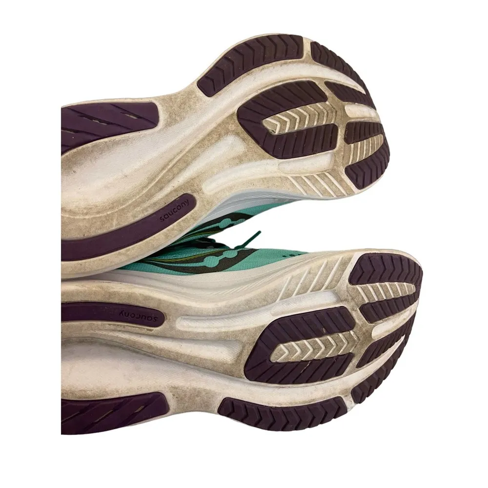 SAUCONY WOMENS RIDE 15 RUNNING SHOE - MINT - Image 4