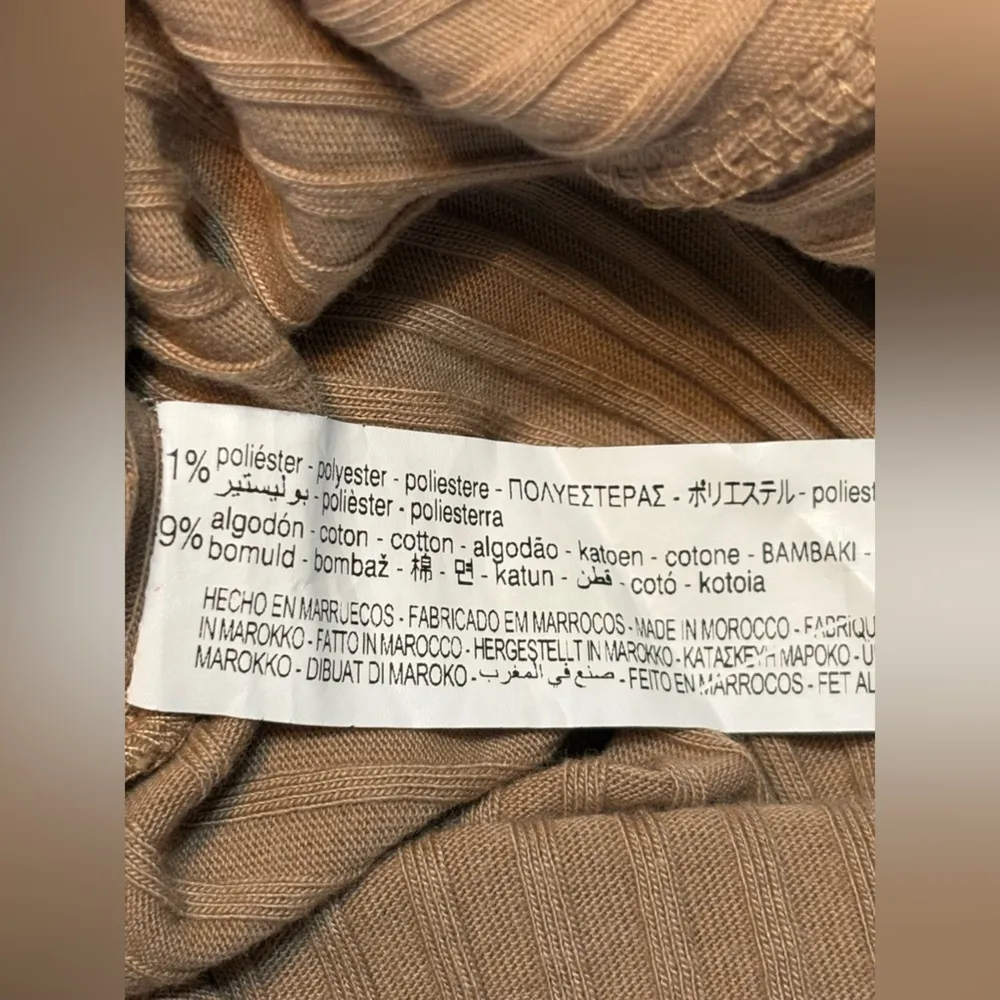 Zara ribbed cotton dress NWT size Large - Image 8