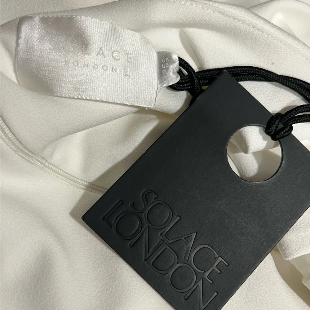 Solace London Weaver White Maxi Cut Out Dress. - Image 13