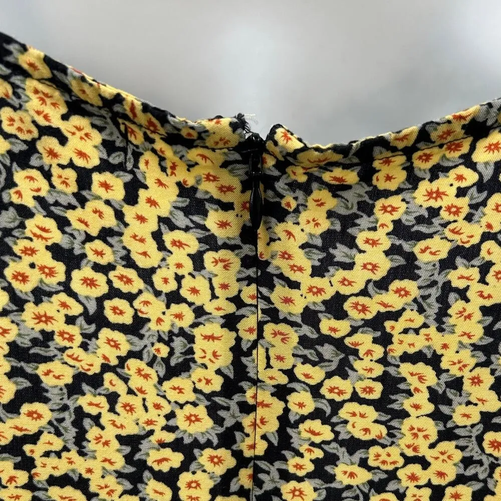 Motel Rocks Mala Slip Dress In Mini Bloom Yellow size S - Image 8