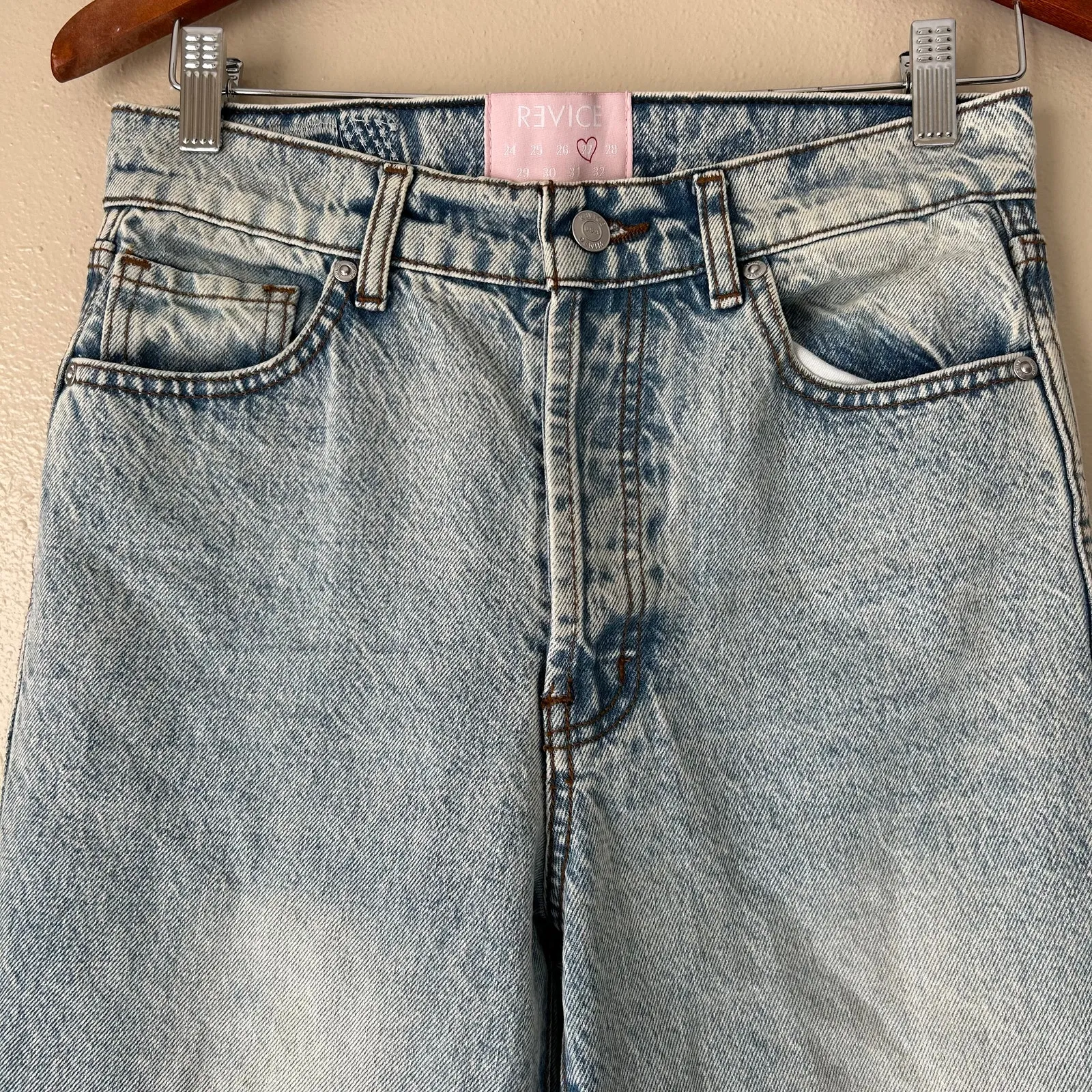 Revice Denim Straight Leg Jeans Size 27 - Image 2