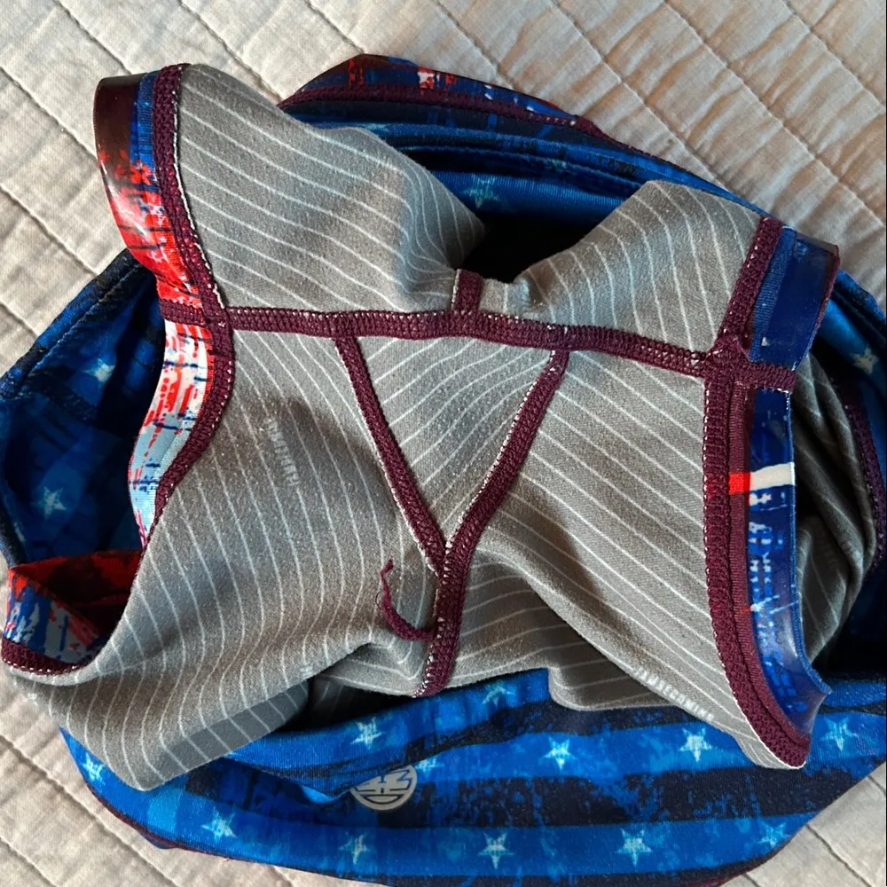 IAB MFG 8 med USA flag red white blue CrossFit workout training gym shorts​ - Image 7