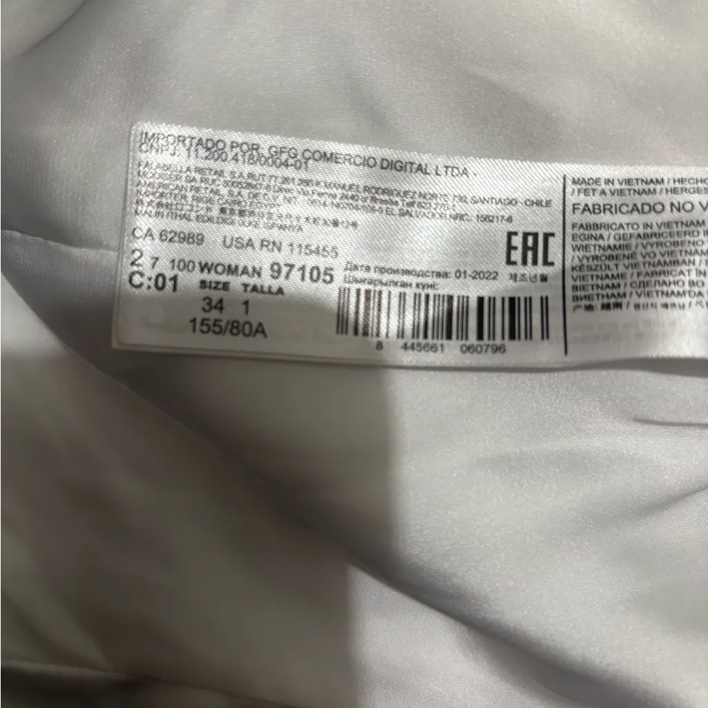 Mango White Blazer Tailored Suit Jacket - Image 5