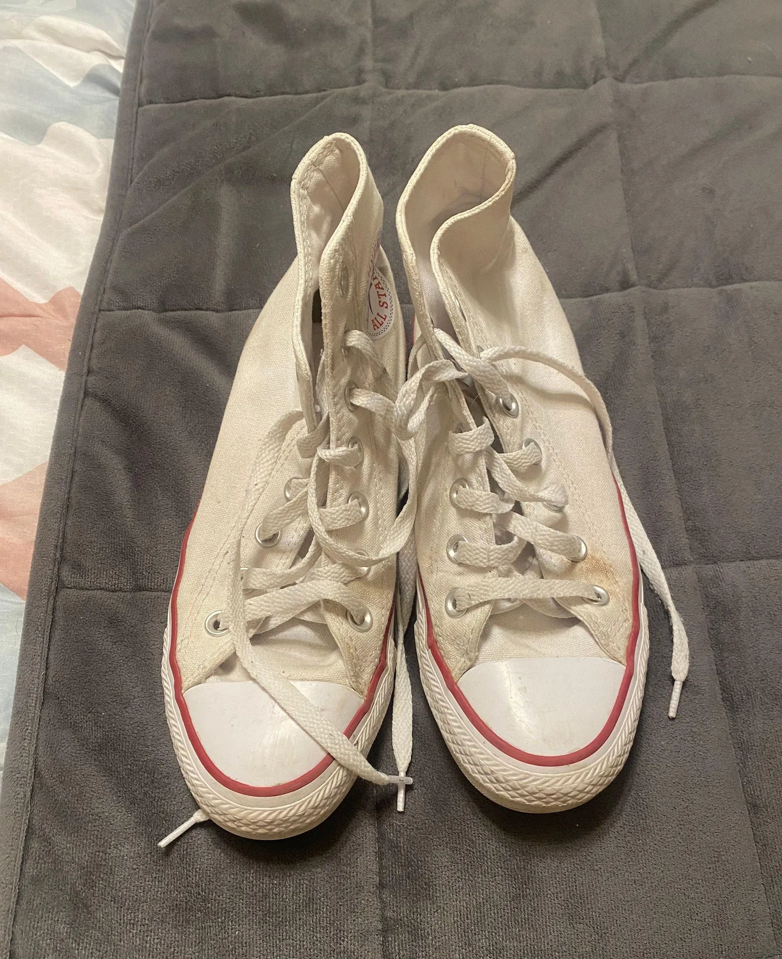 Converse White High Top - Image 2