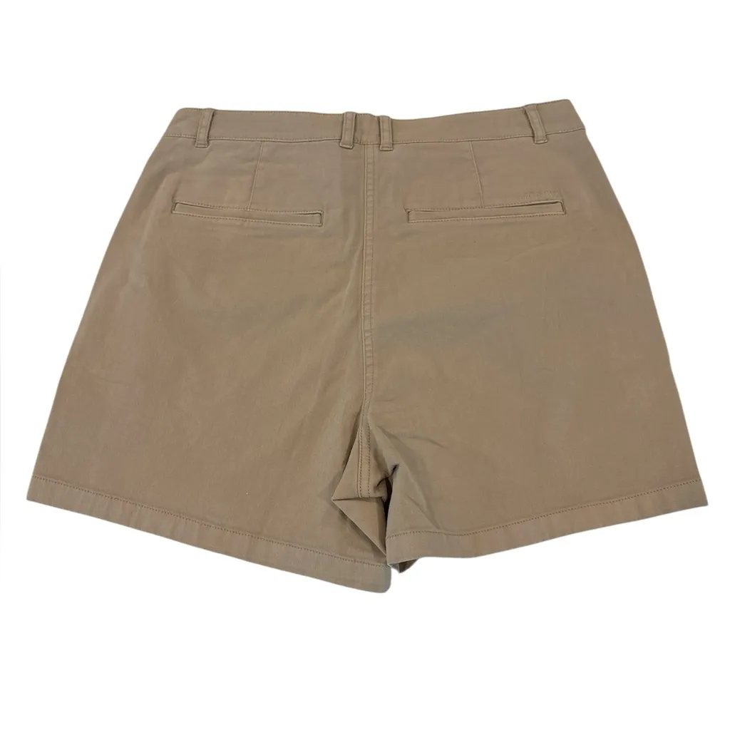 J Crew women’s 4" heritage chino short in khaki Size 4 NWT - Image 3