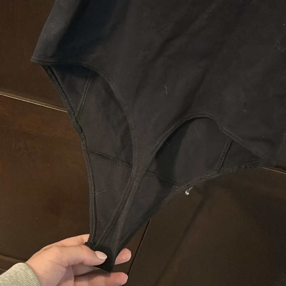 Abercrombie & Fitch Soft A&F Collection Lace Up Corset Tank Top Black Bodysuit - Image 5