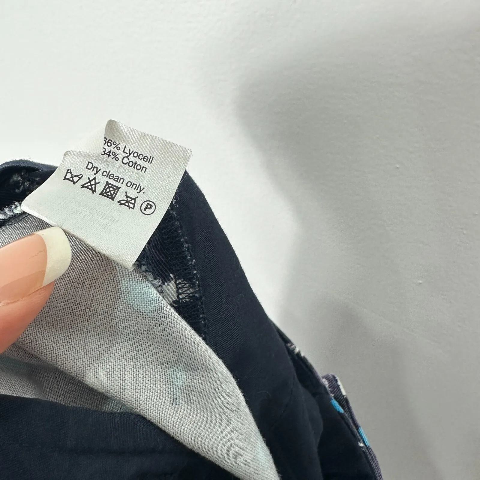 J.Crew Pants Women 6 Painterly Print Abstract Trousers‎ Preppy Coastal Artsy - Image 7