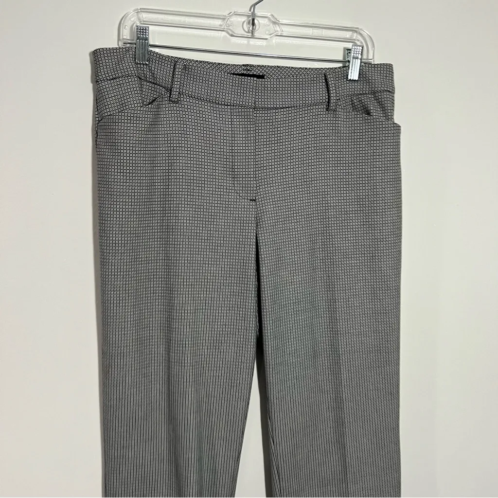 Talbots Hampshire Ankle‎ Dress Pants In Dobby Casual Workwear Career Wear Size 8 - Image 3