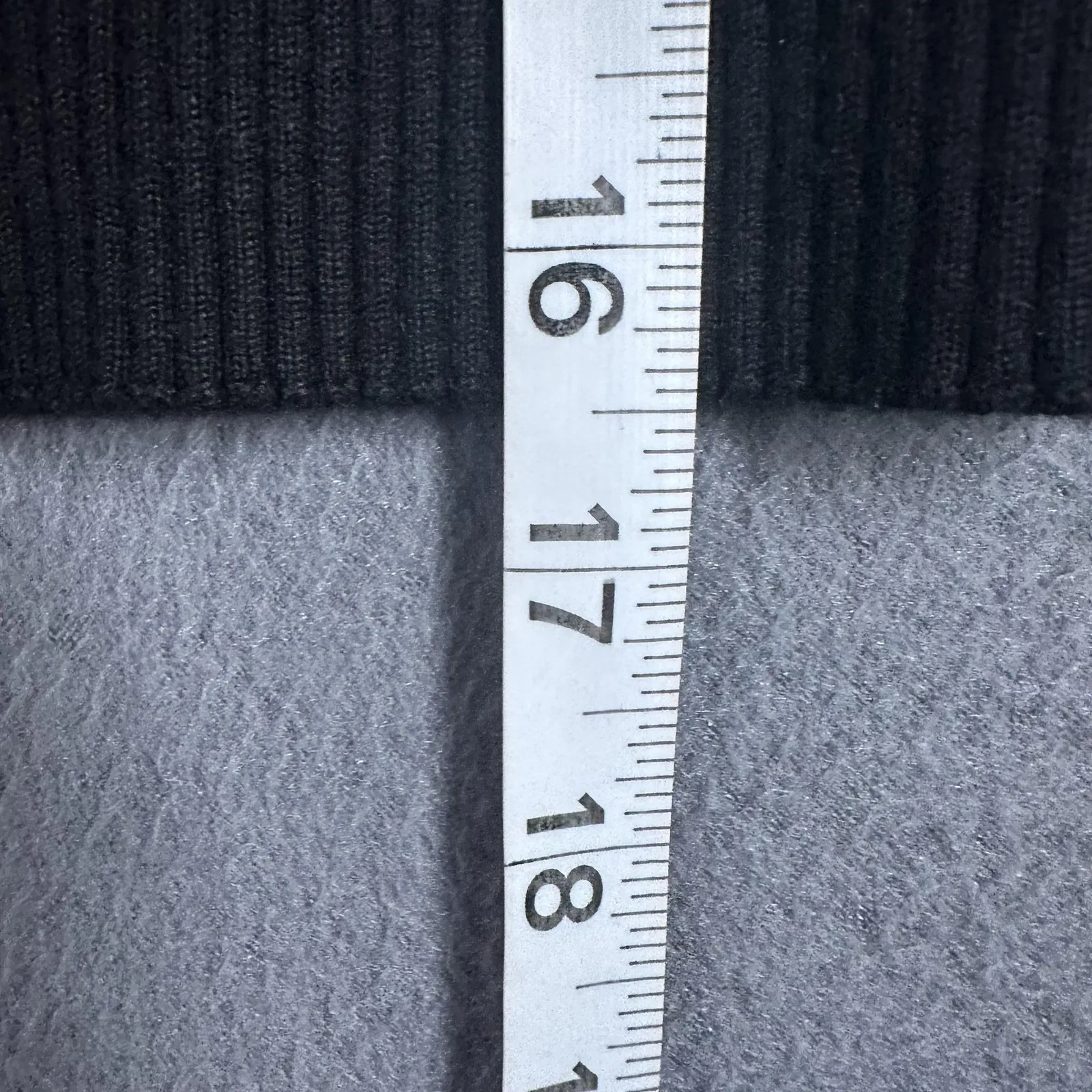 Madewell Shirt Womens Small Black Ribbed Square Neck Short Sleeve Stretch Top - Image 10