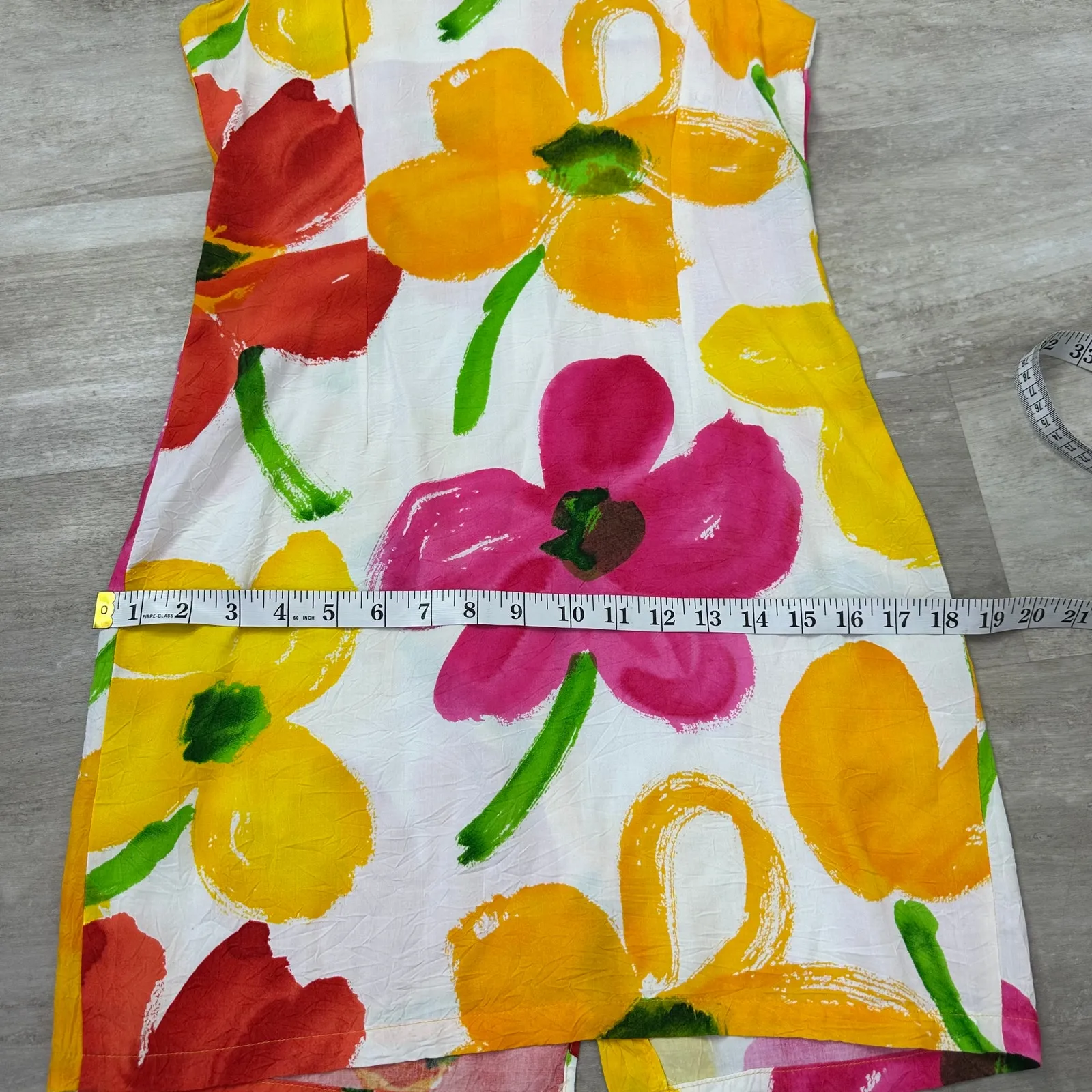 Jams World Vintage 90s Giant Flower Sheath dress Size XS W304-SUMMER - Image 8