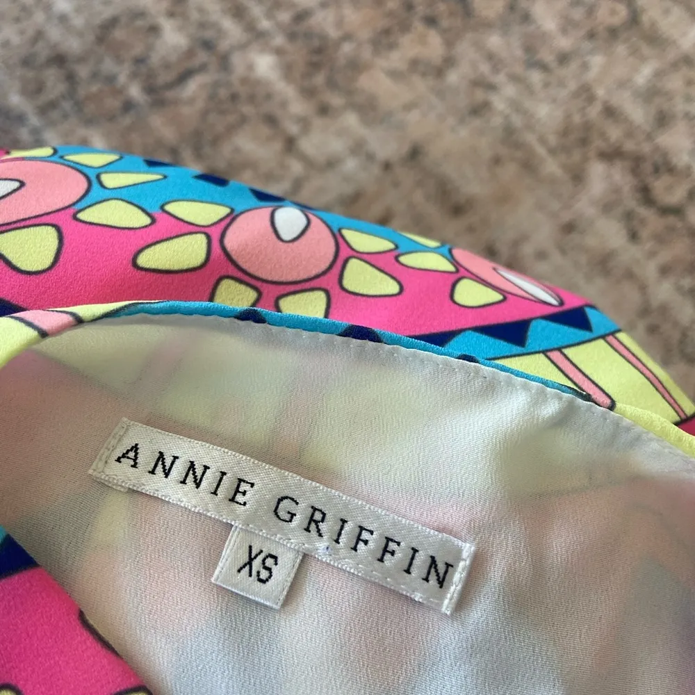 Annie Griffin  Multicolored Kaleidoscope Mini Dress Size XS - Image 6